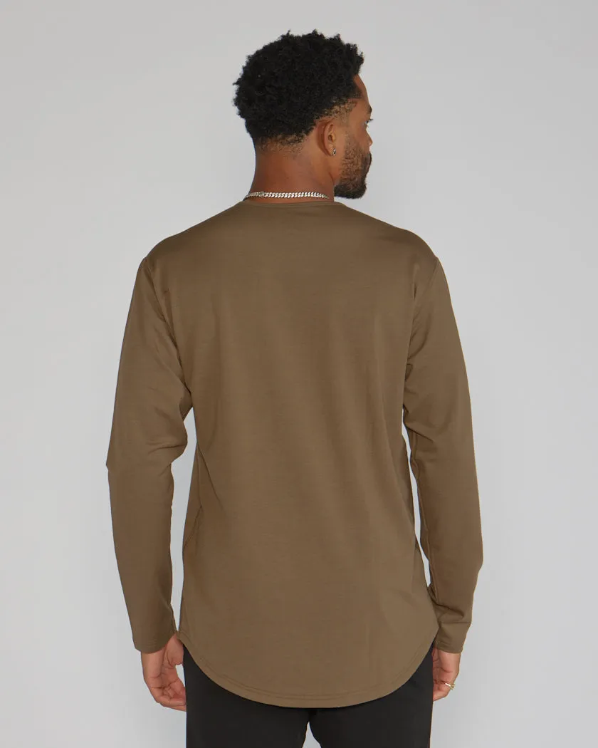 Drop-Cut Long Sleeve: BYLT Signature <!-- Size S -->