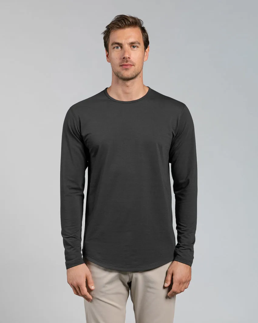 Drop-Cut Long Sleeve: BYLT Signature <!-- Size S -->