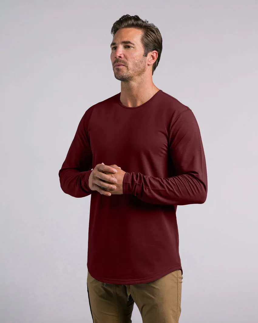 Drop-Cut Long Sleeve: BYLT Signature <!-- Size S -->