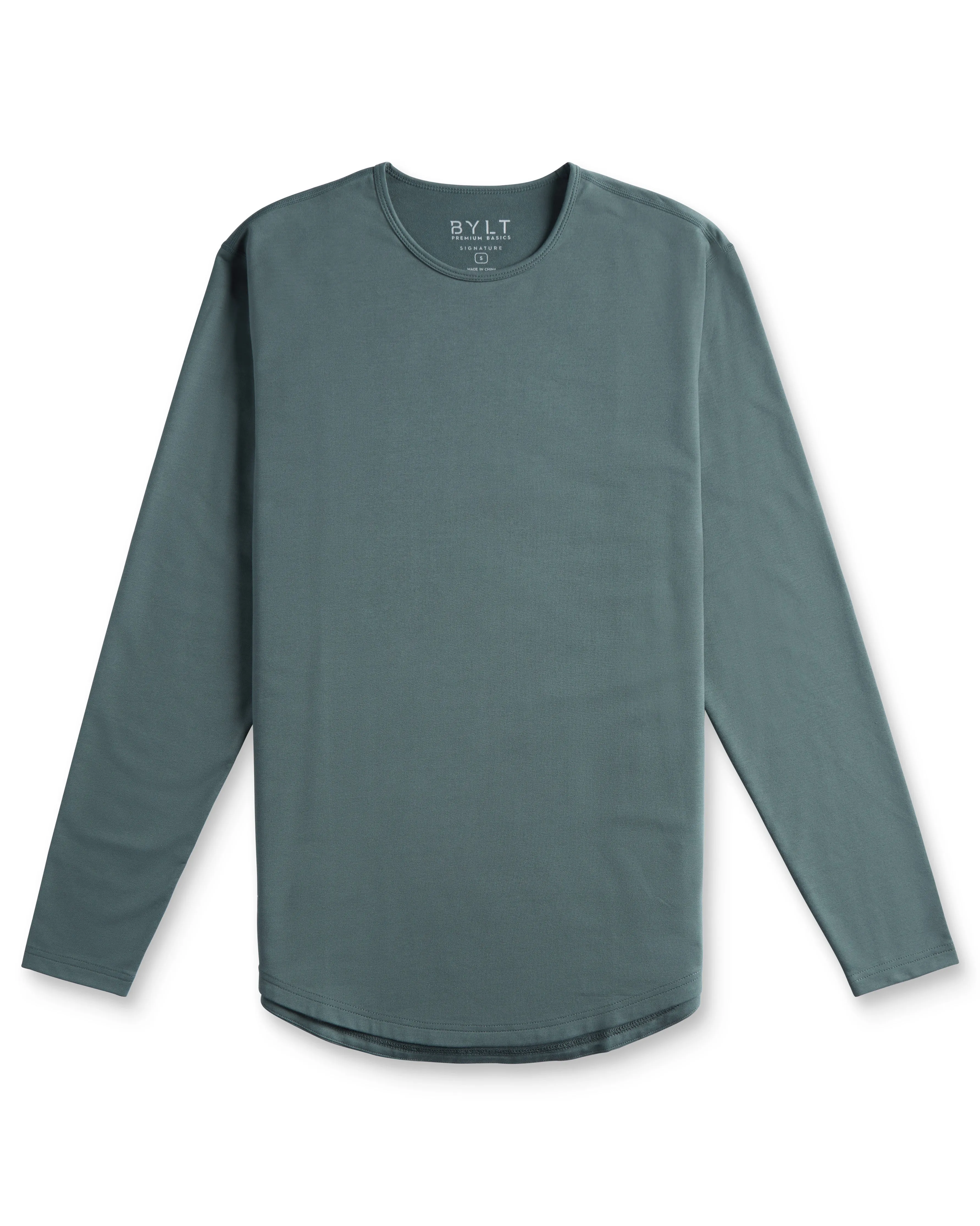 Drop-Cut Long Sleeve: BYLT Signature <!-- Size S -->