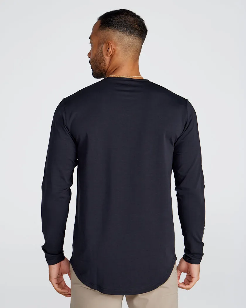 Drop-Cut Long Sleeve: BYLT Signature <!-- Size S -->