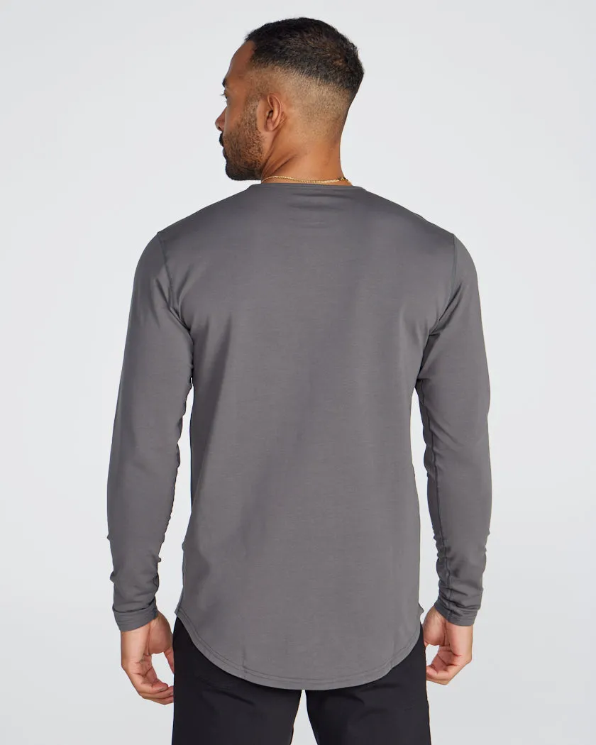 Drop-Cut Long Sleeve: BYLT Signature <!-- Size S -->