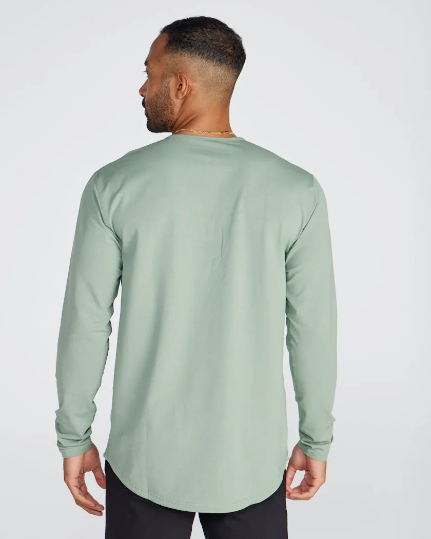 Drop-Cut Long Sleeve: BYLT Signature <!-- Size S -->