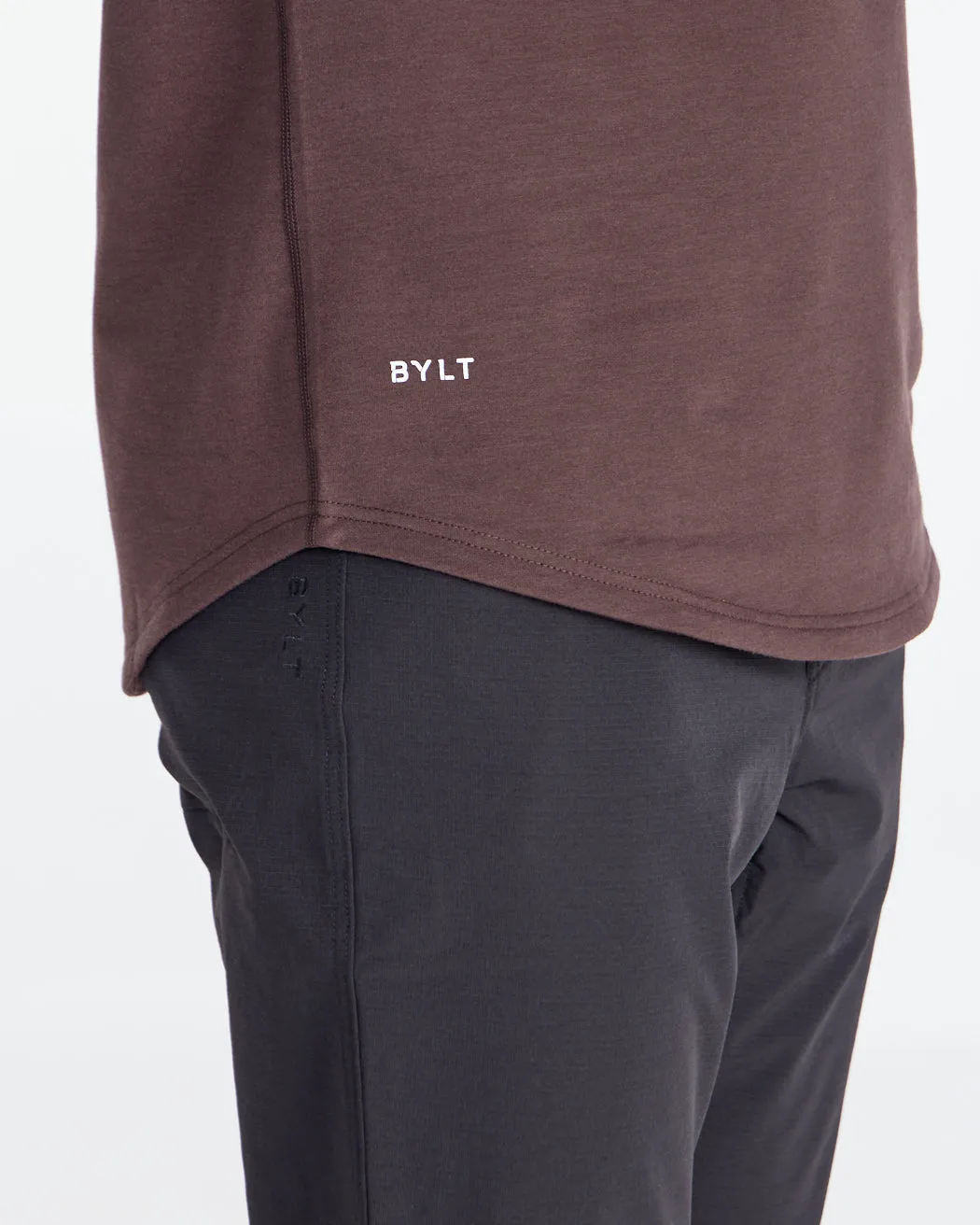 Drop-Cut Long Sleeve: BYLT Signature <!-- Size S -->