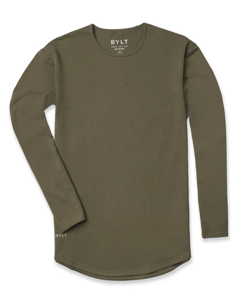 Drop-Cut Long Sleeve: BYLT Signature <!-- Size XXL -->