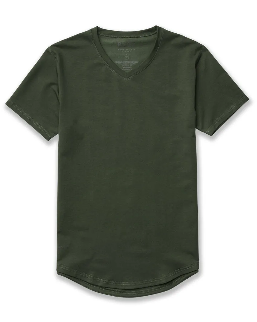 Drop-Cut V-Neck: BYLT Signature