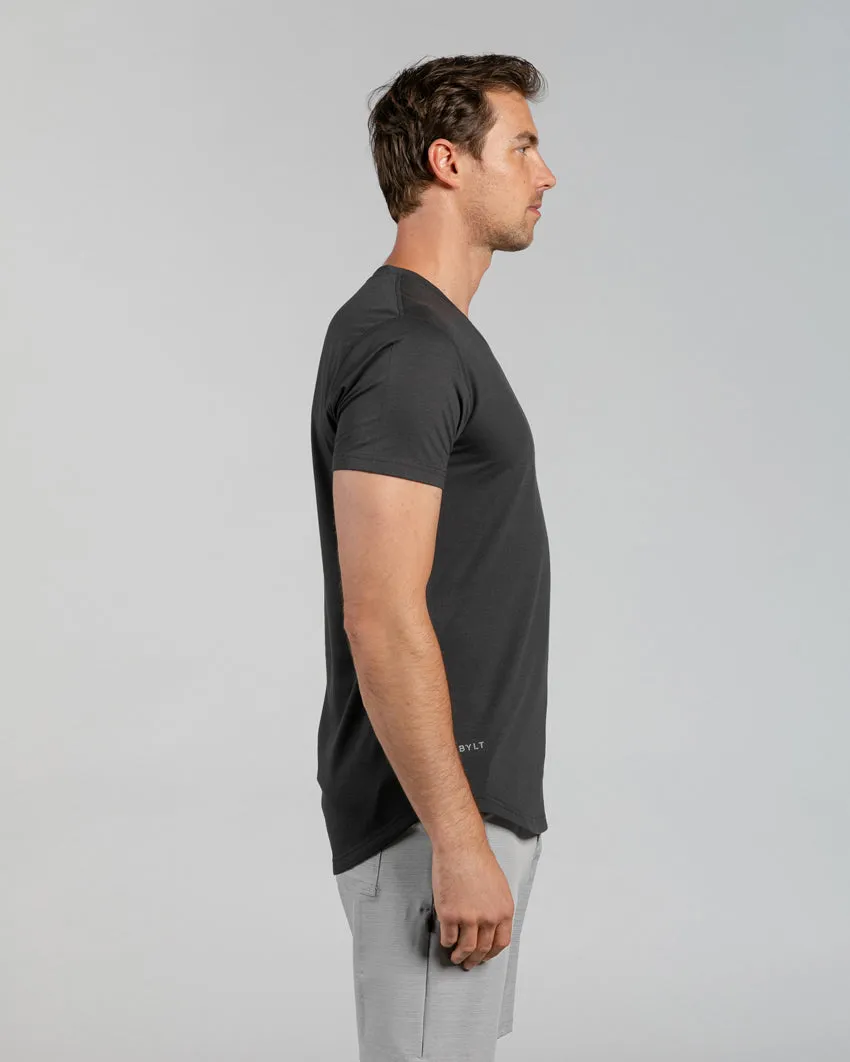 Drop-Cut V-Neck: BYLT Signature