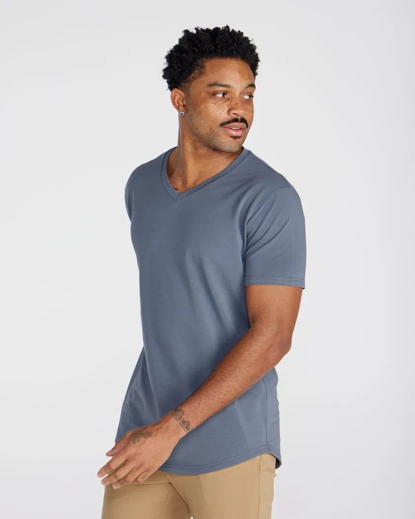 Drop-Cut V-Neck: BYLT Signature