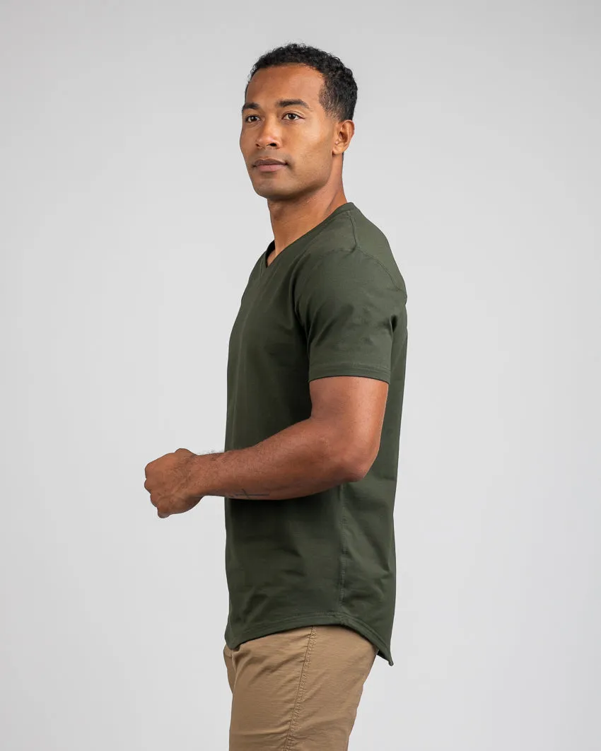 Drop-Cut V-Neck: BYLT Signature