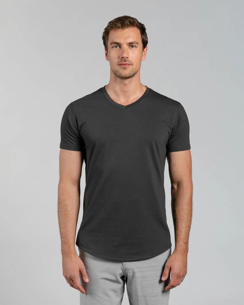 Drop-Cut V-Neck: BYLT Signature