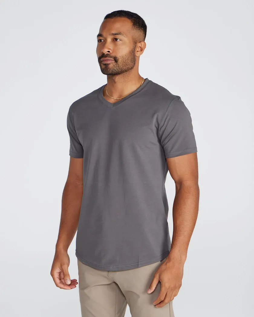 Drop-Cut V-Neck: BYLT Signature