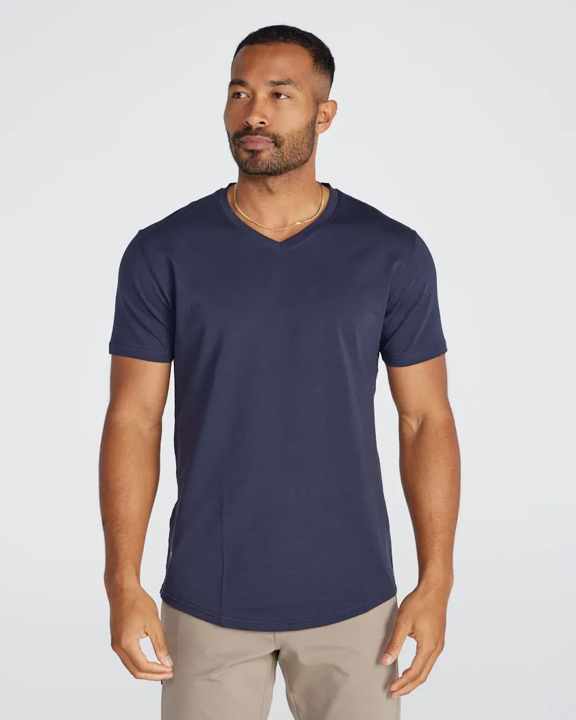 Drop-Cut V-Neck: BYLT Signature