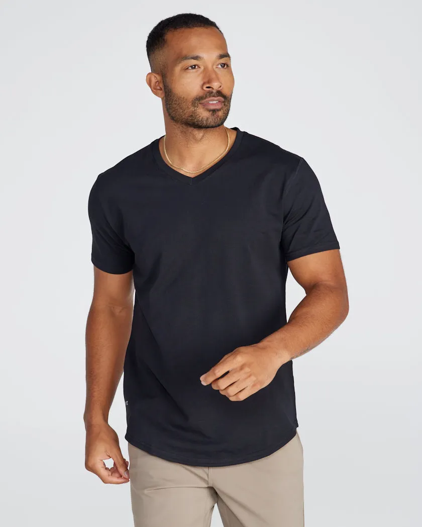 Drop-Cut V-Neck: BYLT Signature