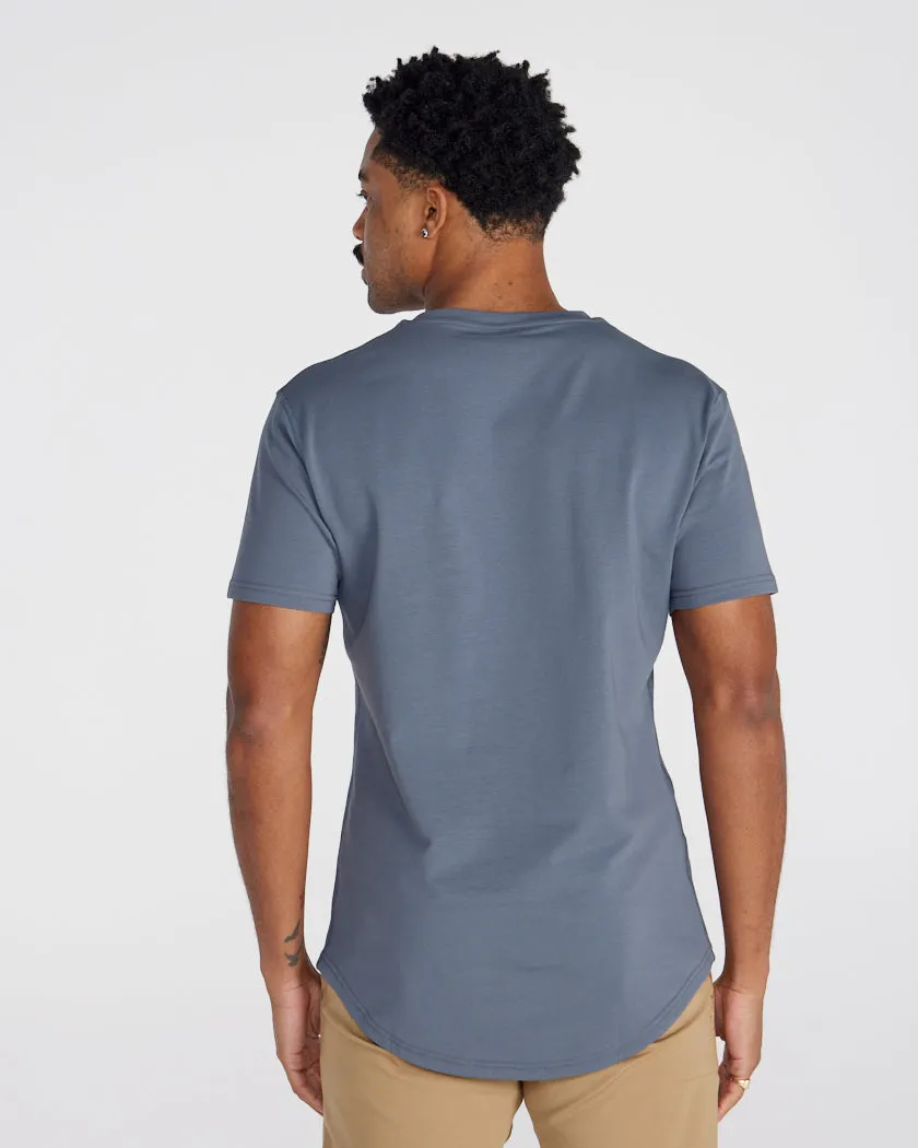 Drop-Cut V-Neck: BYLT Signature