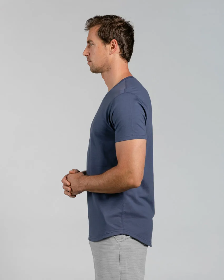 Drop-Cut V-Neck: BYLT Signature