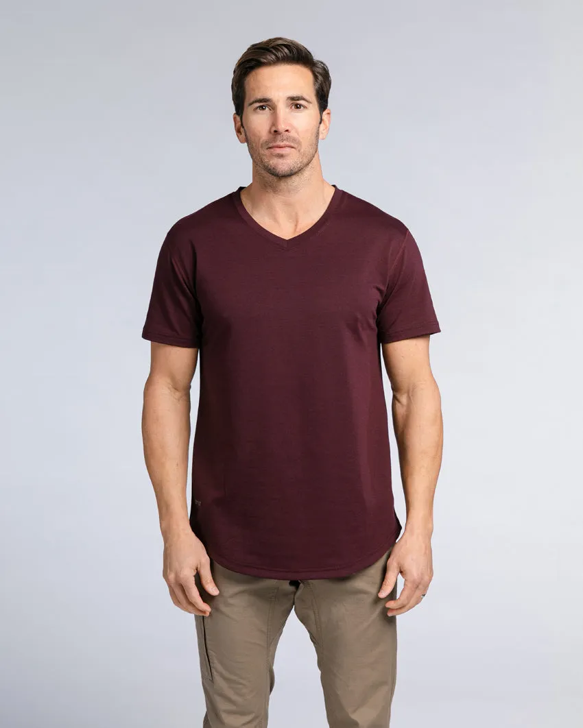 Drop-Cut V-Neck: BYLT Signature