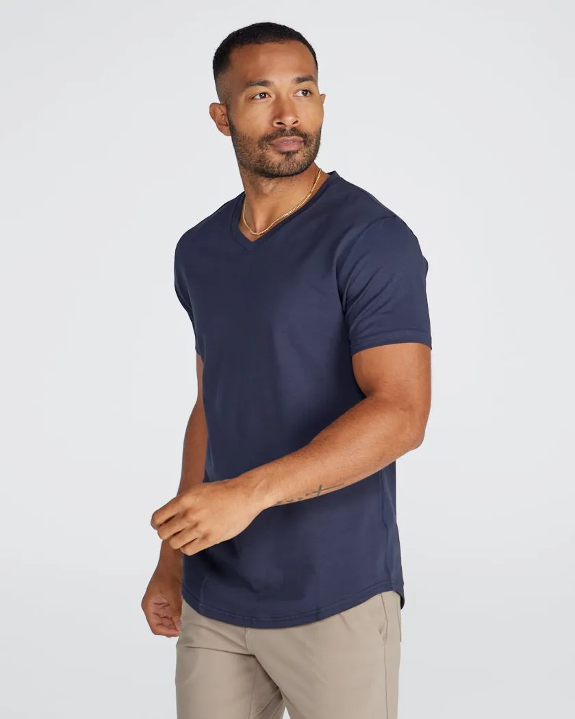 Drop-Cut V-Neck: BYLT Signature