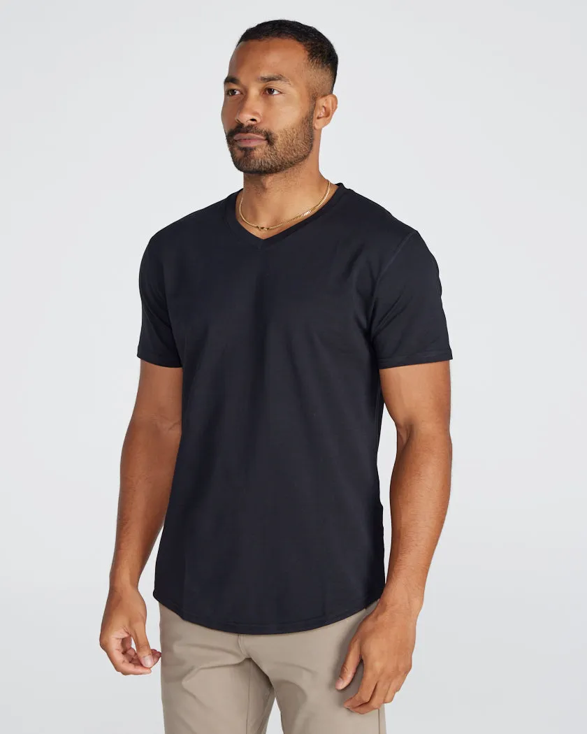 Drop-Cut V-Neck: BYLT Signature