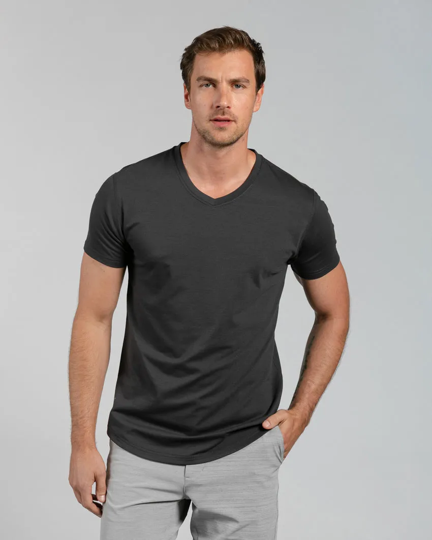 Drop-Cut V-Neck: BYLT Signature