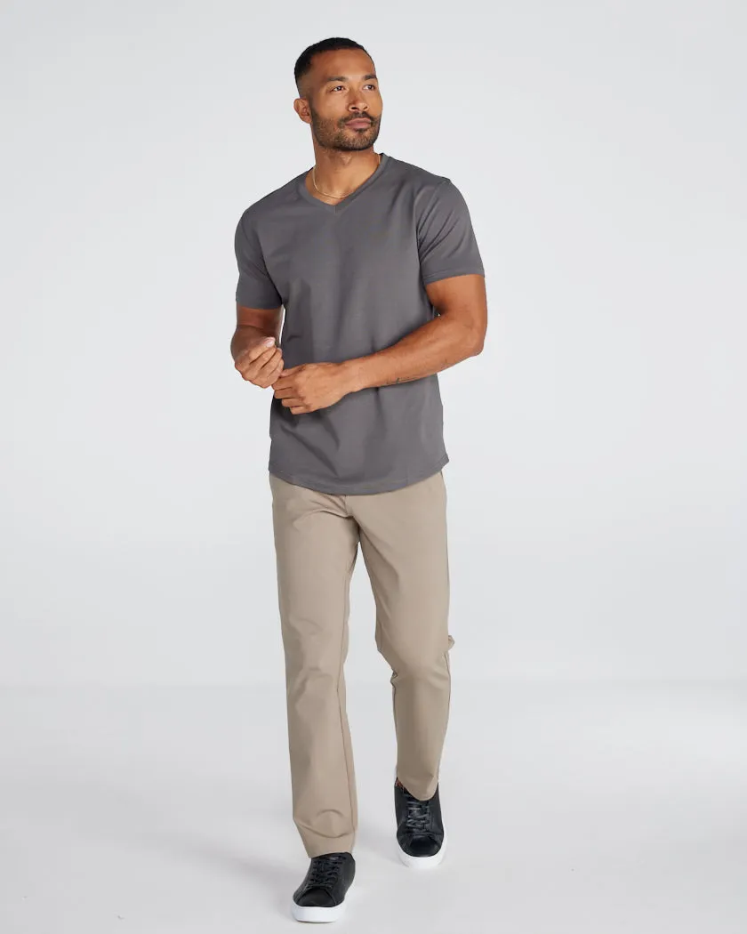 Drop-Cut V-Neck: BYLT Signature