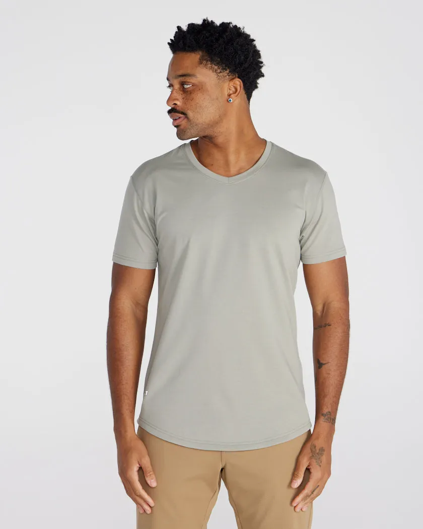 Drop-Cut V-Neck: BYLT Signature