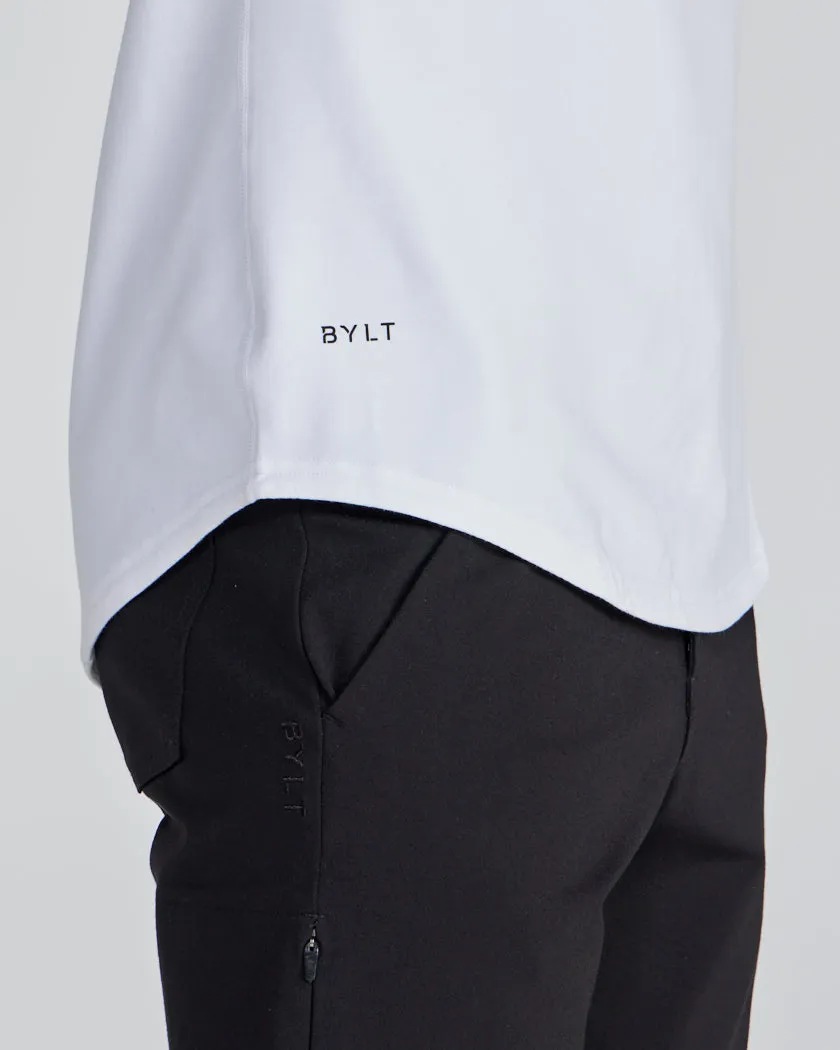 Drop-Cut V-Neck: BYLT Signature