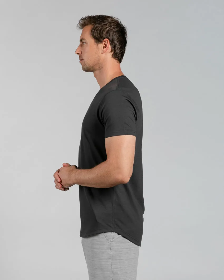 Drop-Cut V-Neck: BYLT Signature