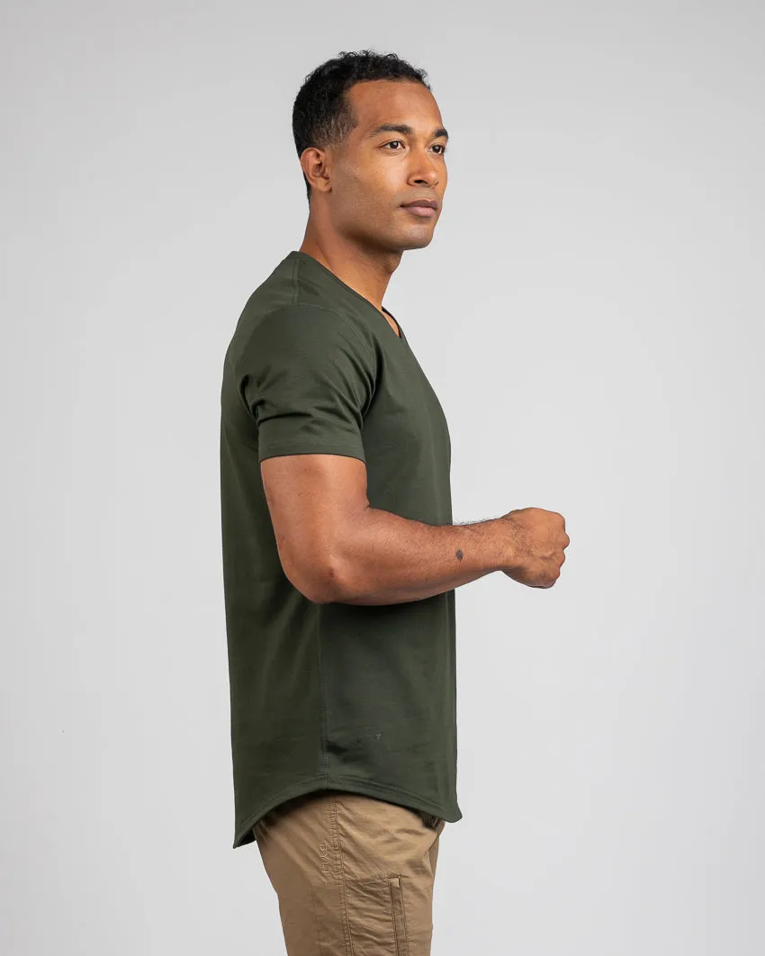 Drop-Cut V-Neck: BYLT Signature