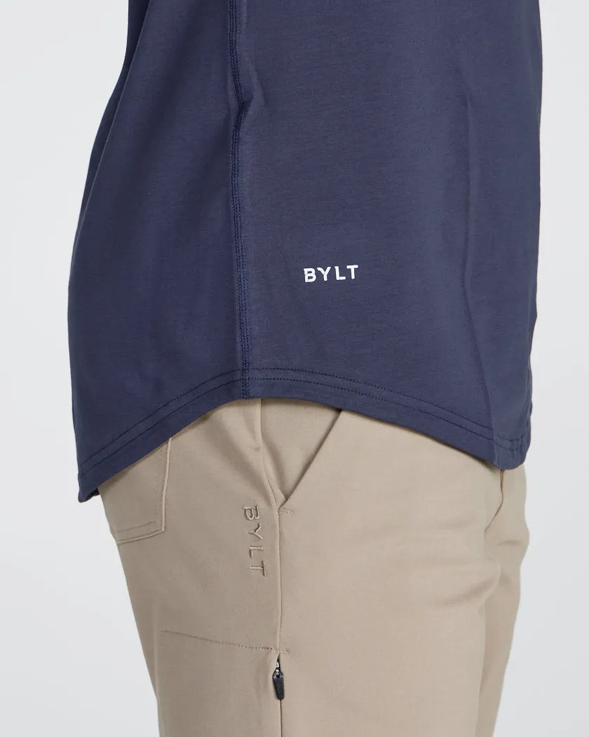 Drop-Cut V-Neck: BYLT Signature