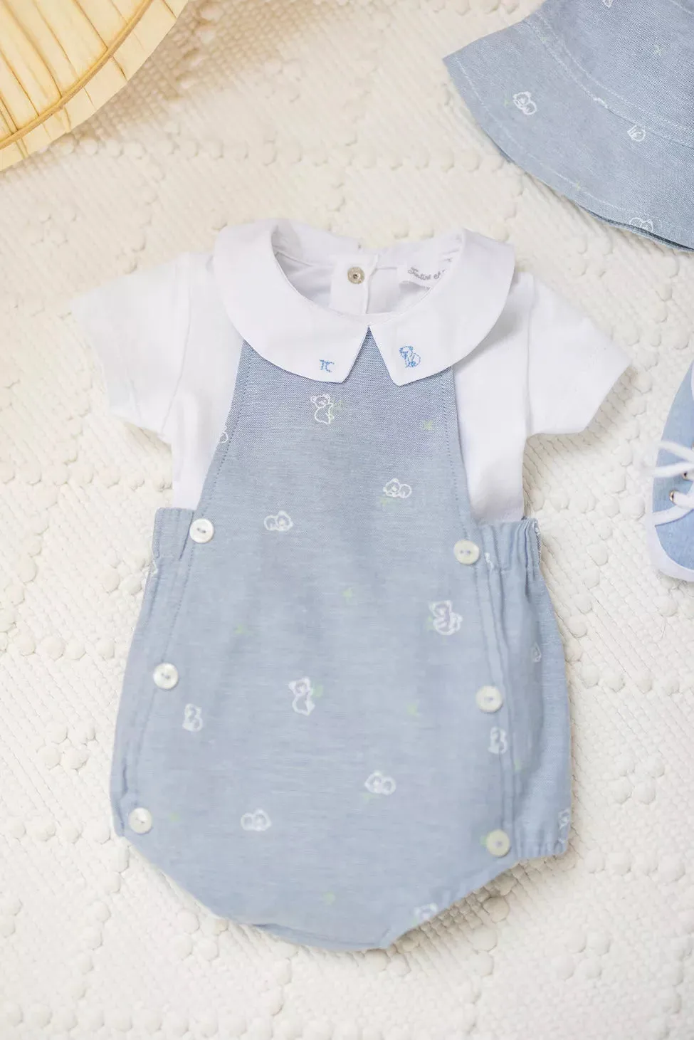 Dungarees - Blue Body And Koala Dungarees