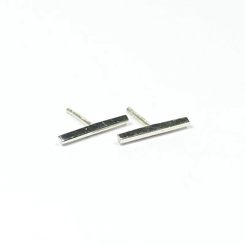 Faceted Bar Earrings