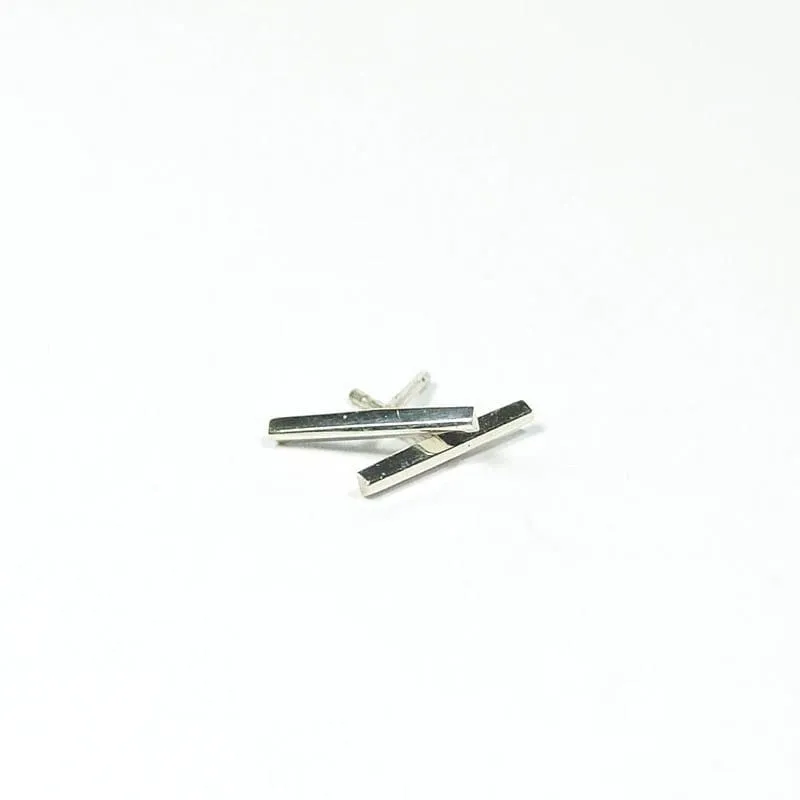 Faceted Bar Earrings