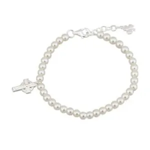 First Communion Cross Bracelet