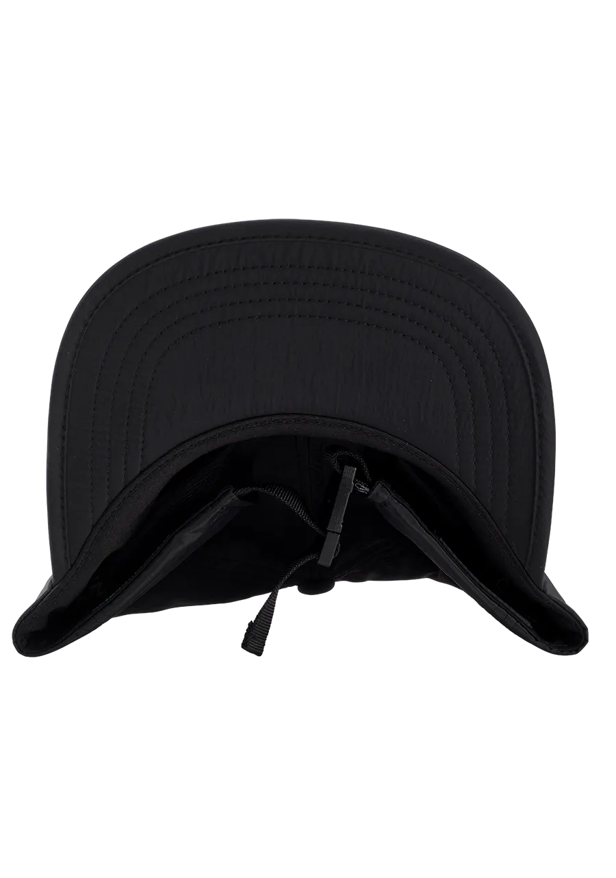 Flight Strapback Hat - Black