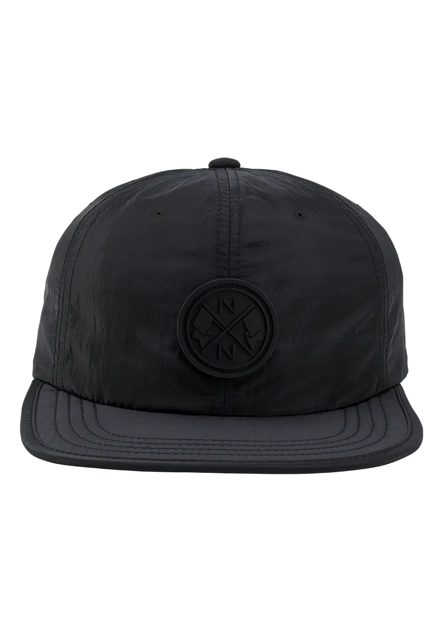 Flight Strapback Hat - Black