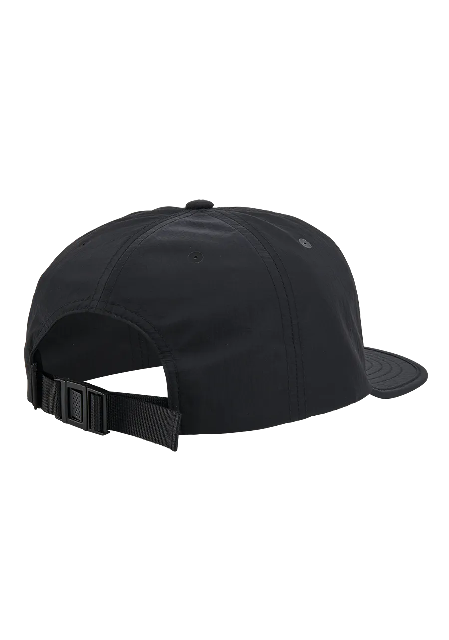 Flight Strapback Hat - Black