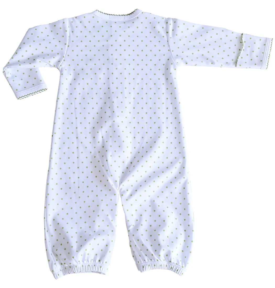 Frog Print Baby's Footie