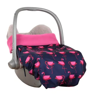 GO multi-use footmuff - NAVY FLAMINGO