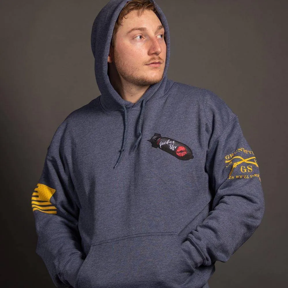 Kiss My Arsenal Hoodie - Indigo