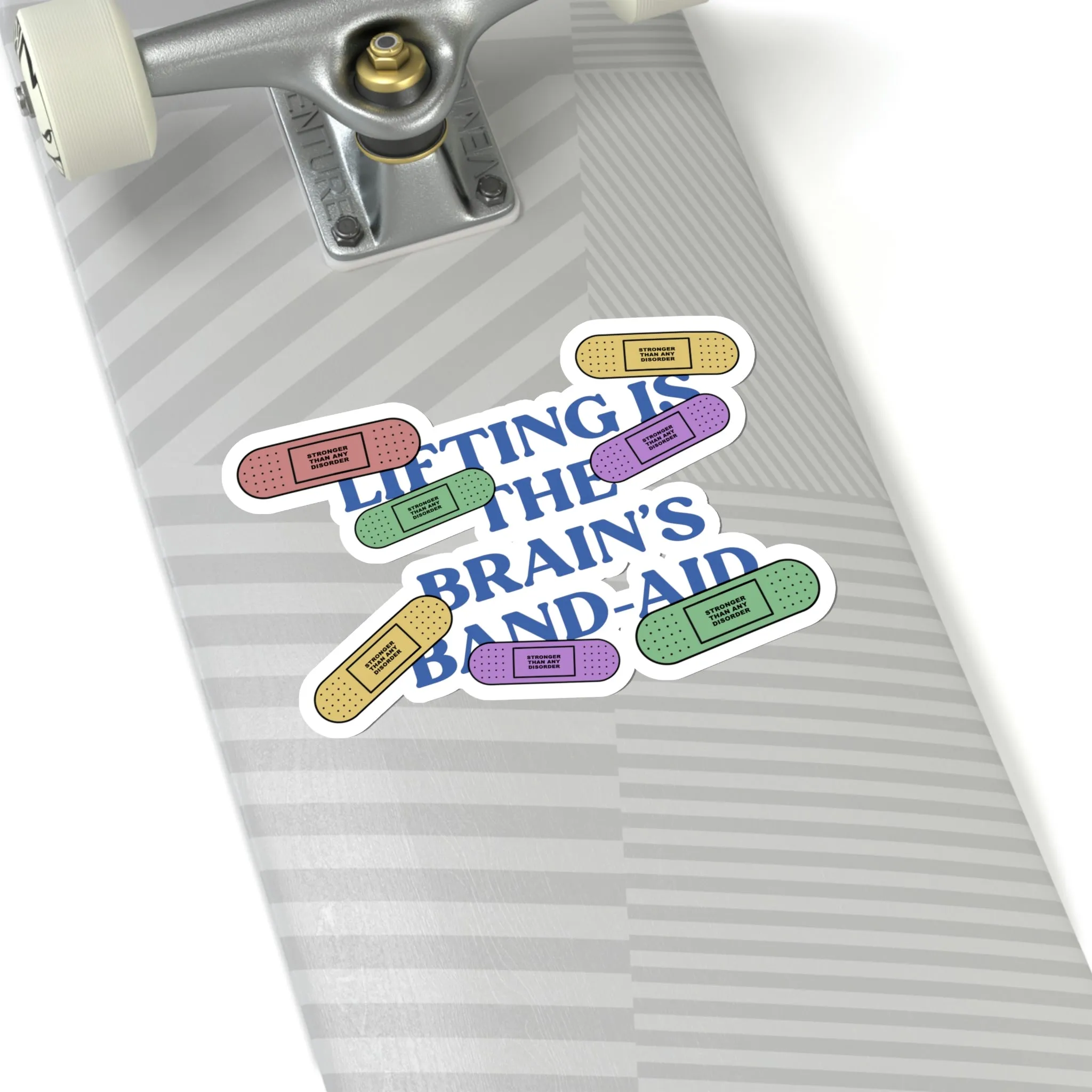 LIFTING IS THE BRAIN’S BAND-AID- STICKER