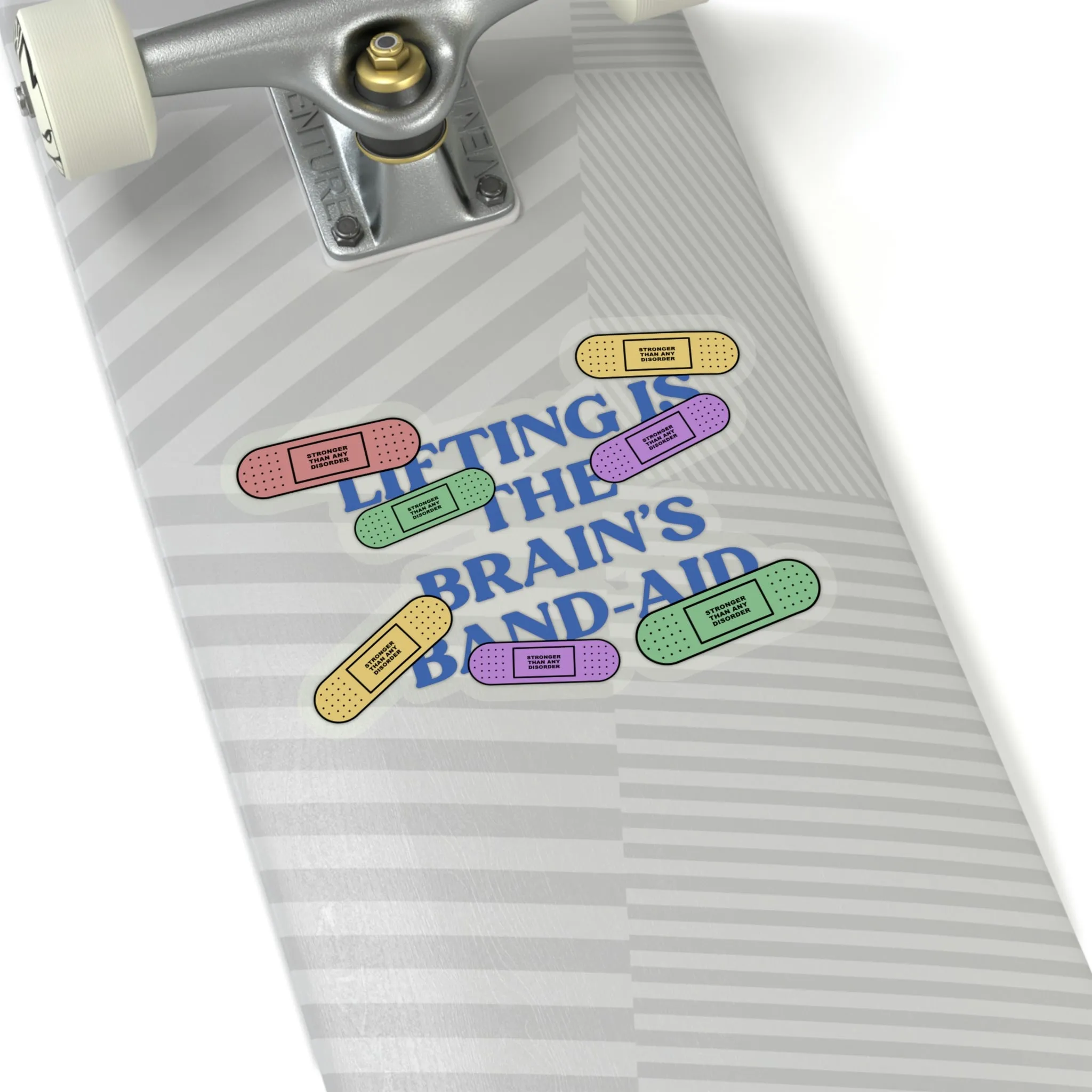 LIFTING IS THE BRAIN’S BAND-AID- STICKER