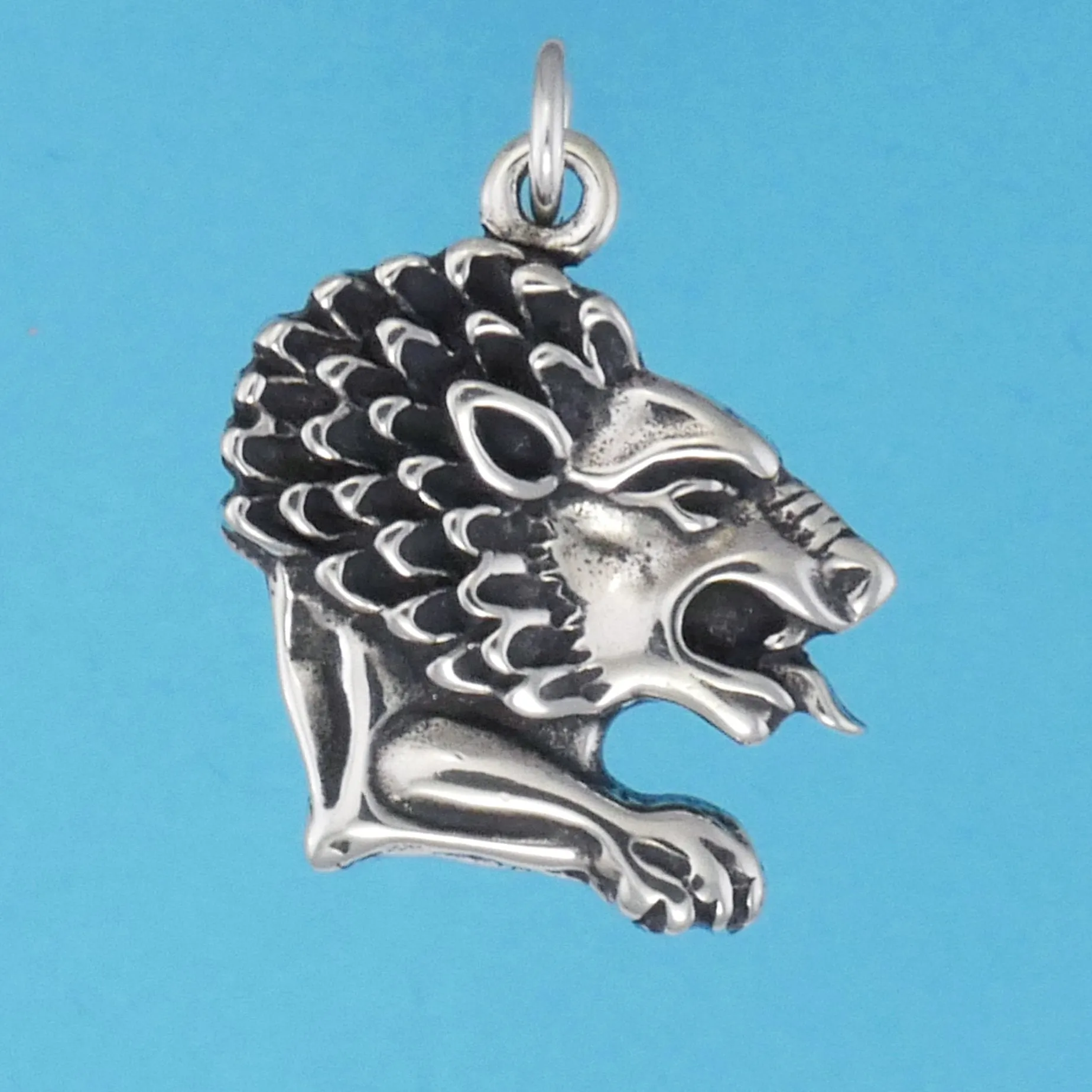 Lion Head Charm