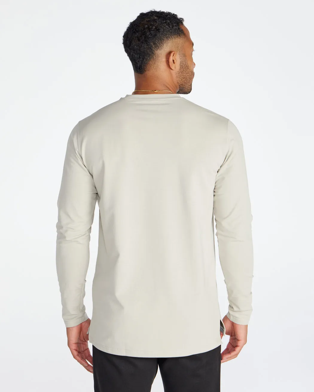 Long Sleeve: LUX Split Hem