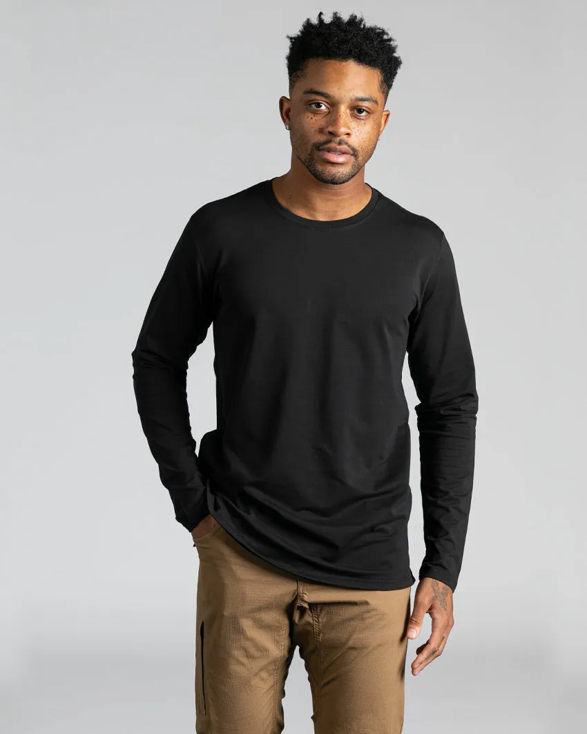 Long Sleeve: LUX Split Hem