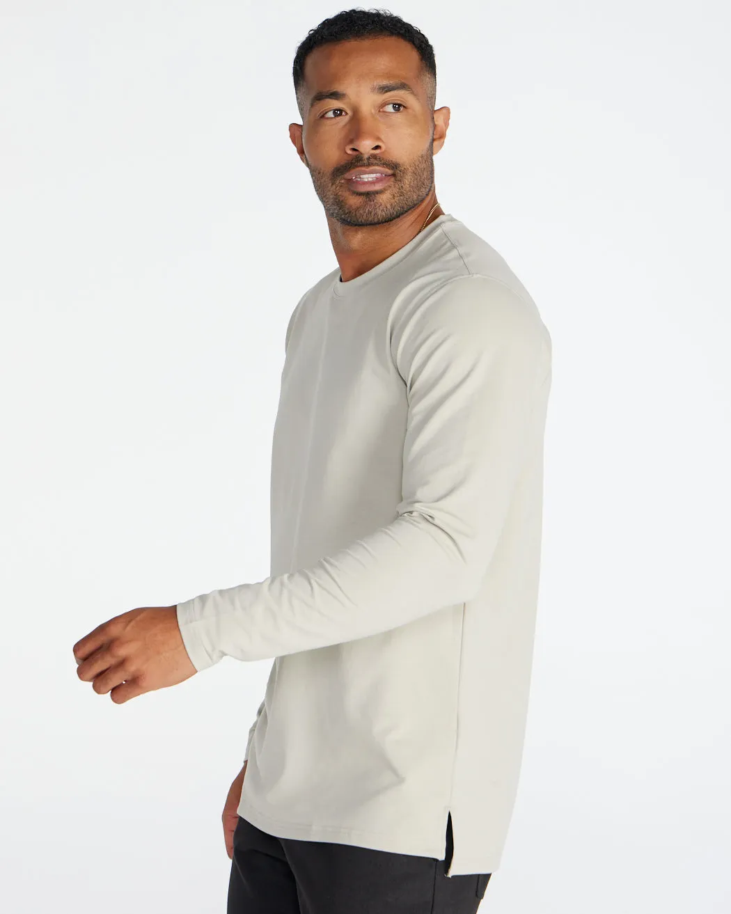 Long Sleeve: LUX Split Hem