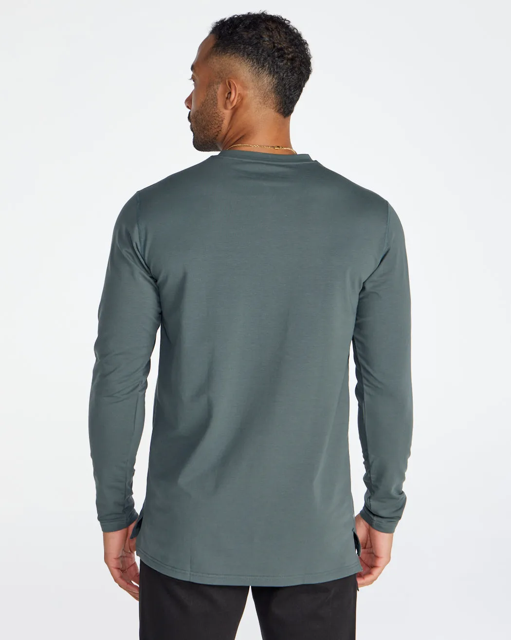 Long Sleeve: LUX Split Hem