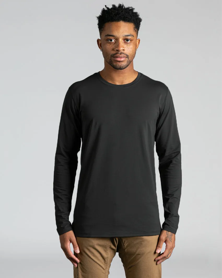 Long Sleeve: LUX Split Hem