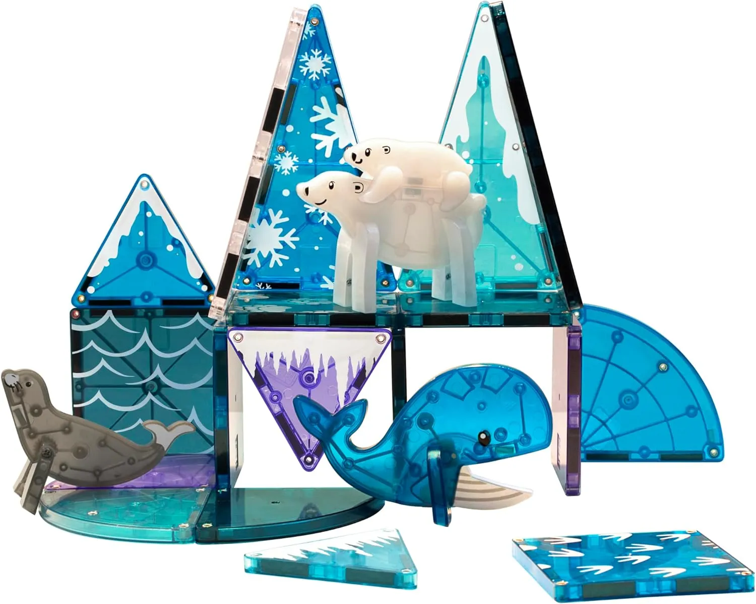 MAGNA-TILES Artic Animals - 25 Piece Set