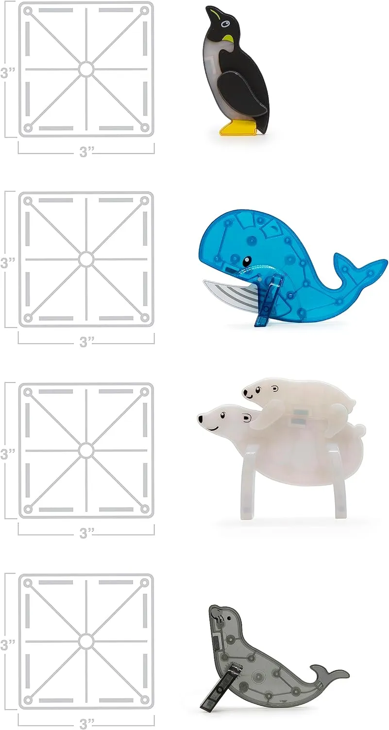 MAGNA-TILES Artic Animals - 25 Piece Set