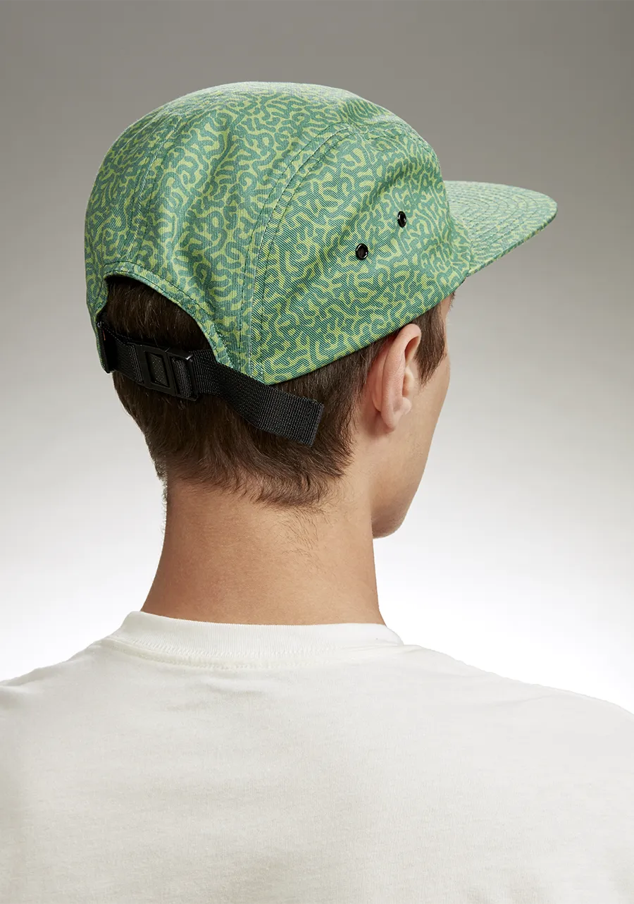 Mikey 5 Panel Hat - Squigg / Green